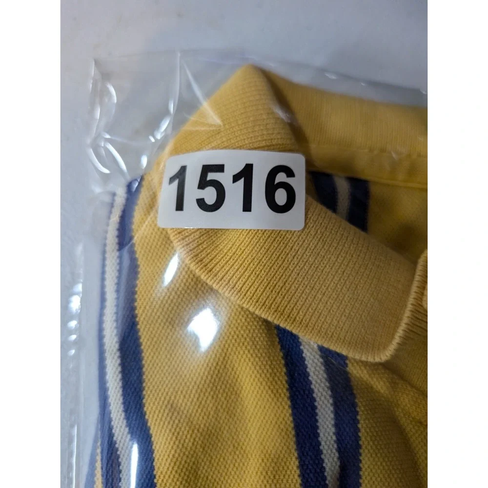 Vtg Polo Ralph Lauren Mesh Pique Polo Shirt Sz XL Stripes Prep Classic